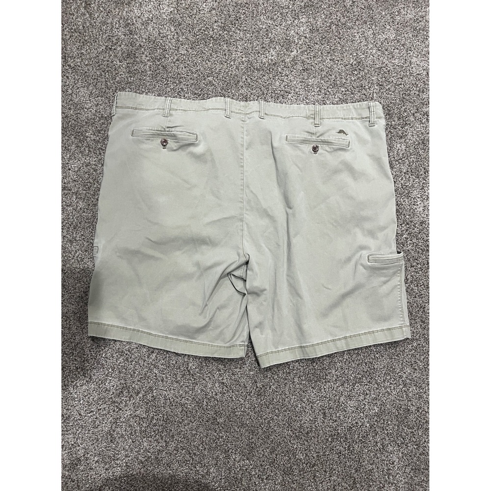 Tommy Bahama Boracay Cargo Shorts Mens 52 Khaki Tan Cotton Tencel Blend Casual - Picture 2 of 6